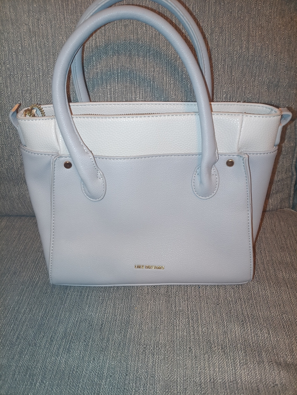 Like Dreams Medium Tote Bag Light Grey